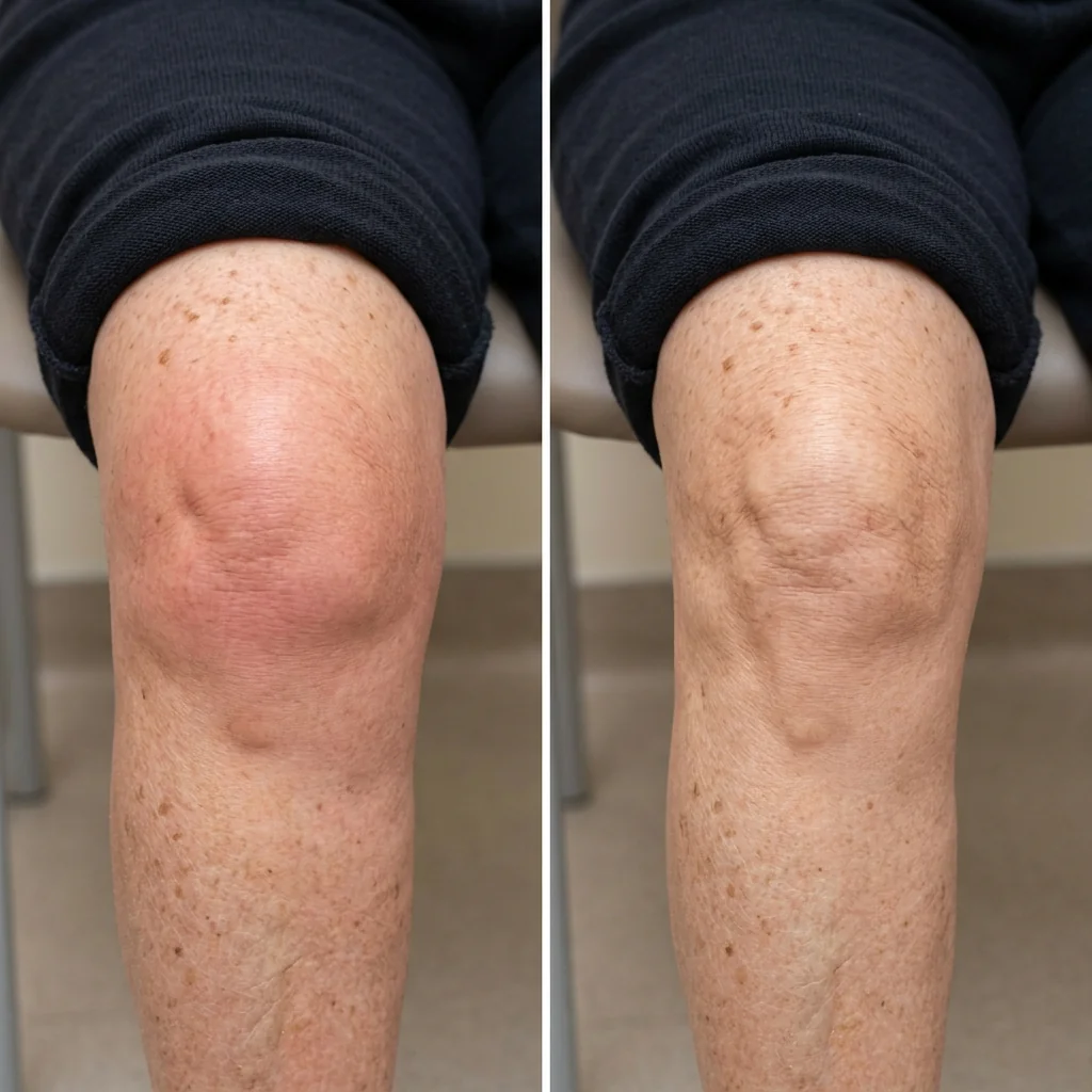 Comparativo de rodilla